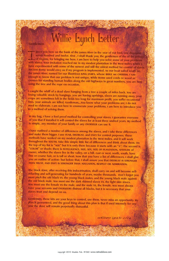 Willie Lynch letter #1060