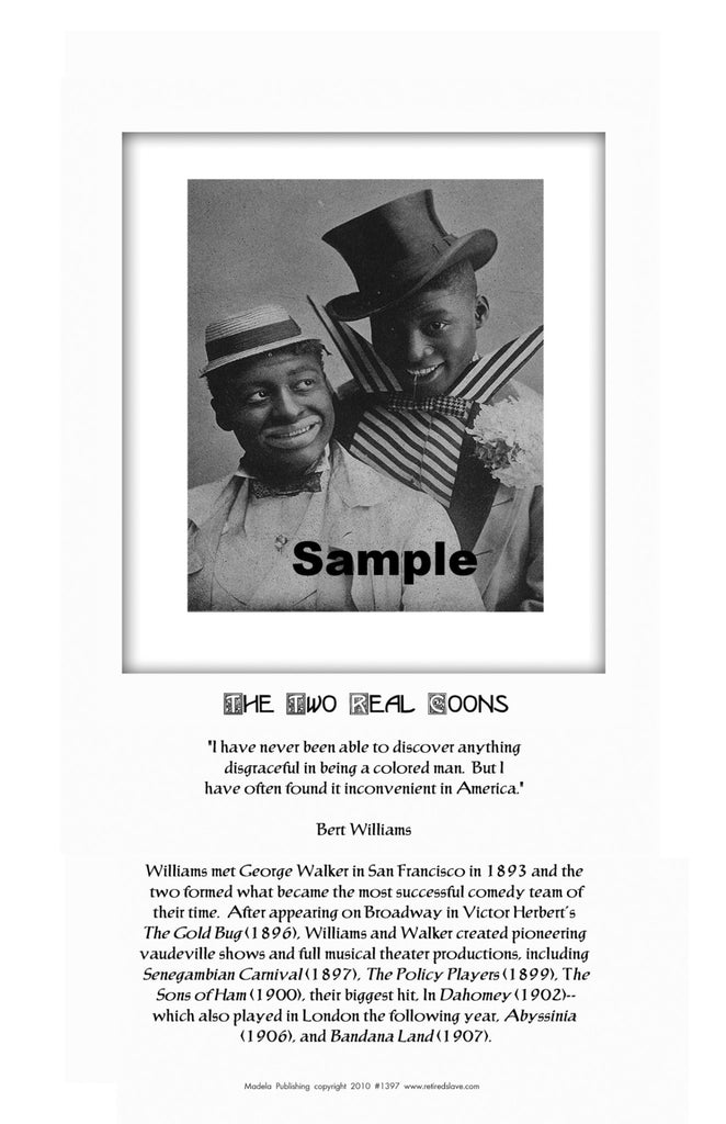 Bert Williams & George Walker  #1397