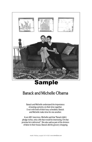 Barack and Michelle Obama #1499