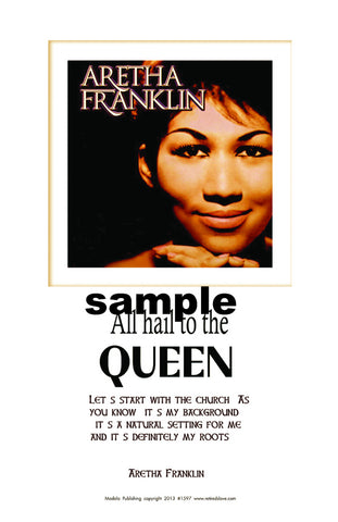 Aretha Franklin #1597