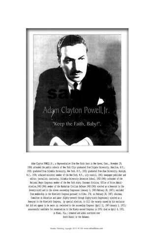 Adam Clayton Powell #1168