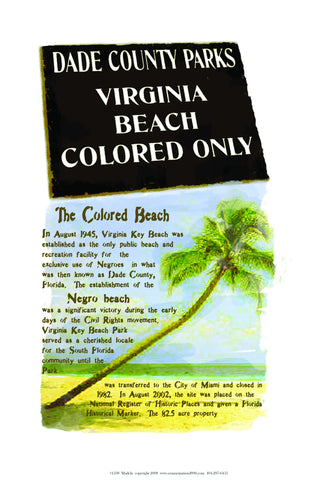 VIRGINIA BEACH NEGRO BEACH  #1338