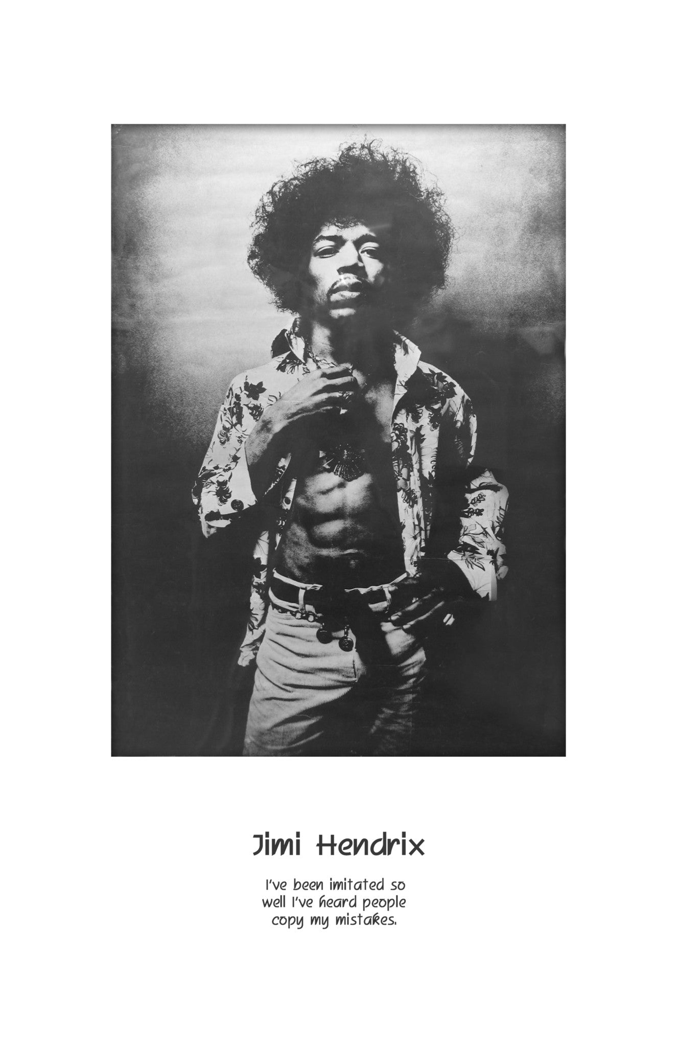 African American historical posters of Jimi Hendrix #1476