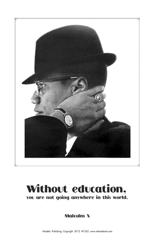 MALCOLM  X  EL HAJJ MALIK SHABAZZ  #1562