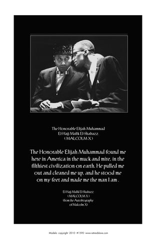 Malcolm x. Elijah Muhammad # 1590